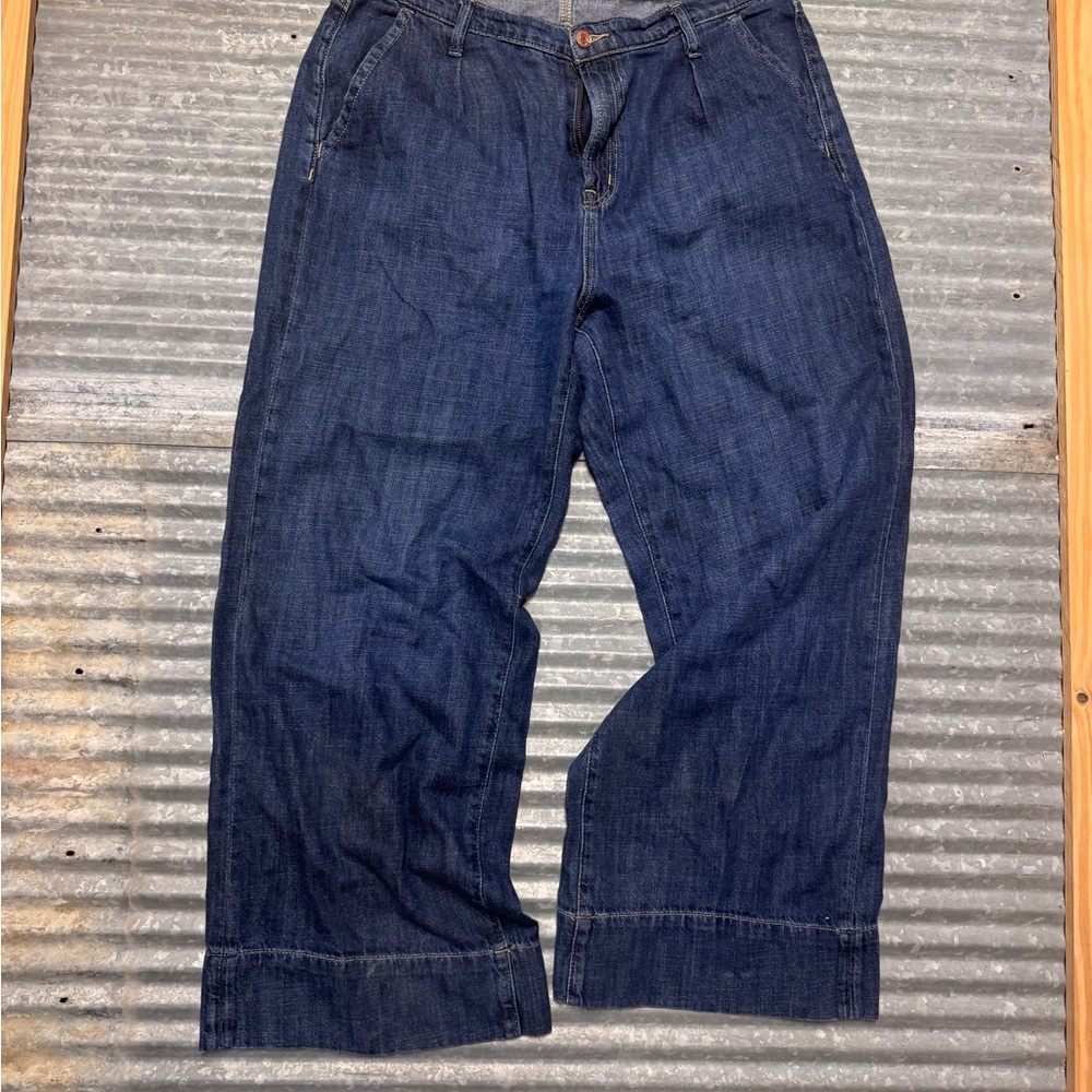 GAP Women's Dark Blue Flare Jeans